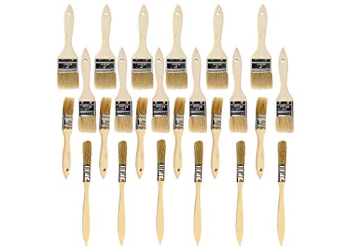 Pro Grade - Chip Paint Brushes - 24 Piece Variety Chip Brush Set