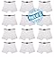 Andrew Scott Basics Boys Big Boys & Toddlers Cotton Knit Underwear Boxer Briefs-Pack of 12