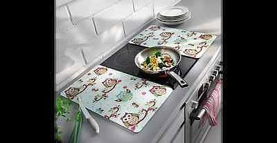 Herd Abdeckplatten Design Eule Ceranfeld Ceranfeldabdeckplatten Spritzschutz Gla Amazon De Kuche Haushalt