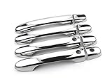 MaxMate Fit 15-16 Honda CRV Chrome 4 Door Handle Cover with Passenger Keyhole & Smart Key