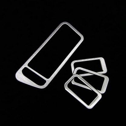 Trudged(TM) 4pcs/set Stainless Steel Interior Door Window Button Frame Round Trim Covers For VW Volkswagen Golf 7 MK7 2013 2014