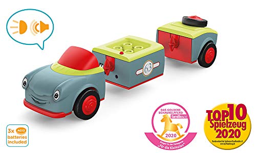 Toddys by siku 0106, Olli Oldy, 3-teiliges Spielzeugauto mit Licht und Sound, Zusammensteckbar, Inkl. beweglicher… – Bild 3