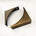 Whale GoGo 4 Pcs Retro Style Metal Box Furniture Corner Protectors Edge Safety Guards