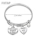 FUTOP Boss Gift Great Leaders Inspire Greatness in Others Keychain Thank You Gift for Supervisor, Mentor (Leader Bracelet)