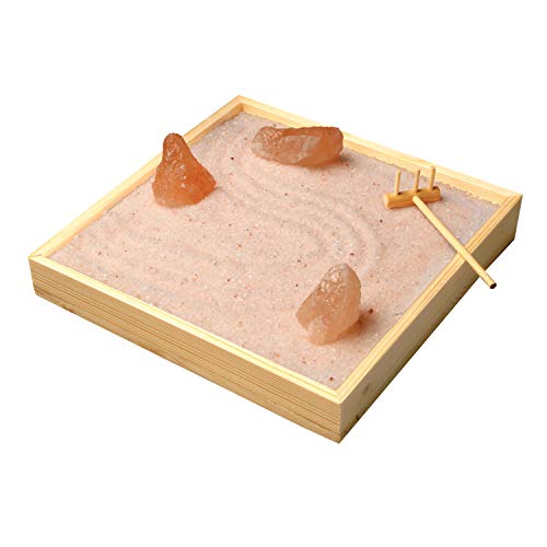 Himalayan Glow Tabletop Zen Garden Himalayan Pink Salt, Best Home Decor