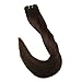 Full Shine 18 Inch Weft Hair Extensions Human Hair Color Medium Brown Hair Extensions 105G Sew In Extensions Remy Human Hair Weft Extensions Hair Weft Human Hair Extensions Sew In 105G
