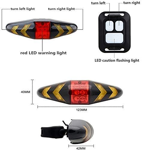 MASO Feu arrière de vélo LED Clignotants avec télécommande sans Fil Rechargeable Multifonction Modes Étanche pour VTT Vélo de Route - Urban Elec MASO Feu arrière de vélo LED Clignotants avec télécommande sans Fil Rechargeable Multifonction Modes Étanche pour VTT Vélo de Route