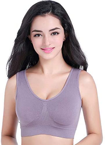 JYRhenium Women Daily Bra Wirefree Stretchy Bra Plus Size