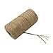 3mm Jute Twine,328 Feet Jute Rope Jute Cord Best Arts Crafts Gift Twine Durable String