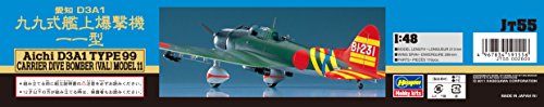 HASEGAWA 09055 1/48 Aichi D3A1 Type 99 Carrier Dive Bomber Val