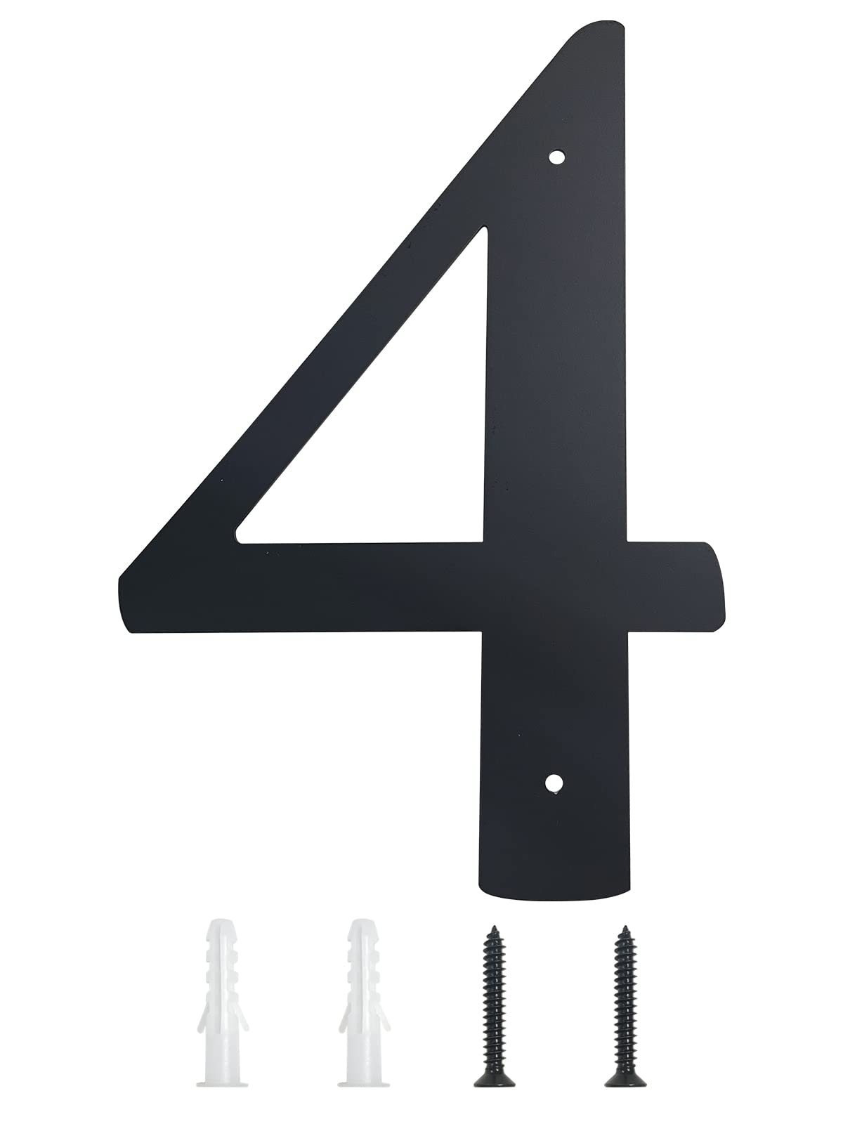 11 Inch Super Large House Numbers, Modern Address Numbers Elegant Black Finish Numbers Solid Metal House Sign for Door Plate for Home Gate Building Store Mailbox (4)