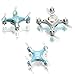Annymall Cheerson CX-10 29mm 4 Channel 2.4GHz Radio Control RC Mini Quadcopter Helicopter Drone 6-Axis Gyro UFO with LED Flash Light with Transmitter (Blue)