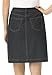 Women's Plus Size 100 Cotton Denim Skort Medium Stonewash,18 W