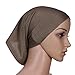 Weixinbuy Women Hijab Cap Under Scarf Bone Bonnet Head Cover Up Coffee