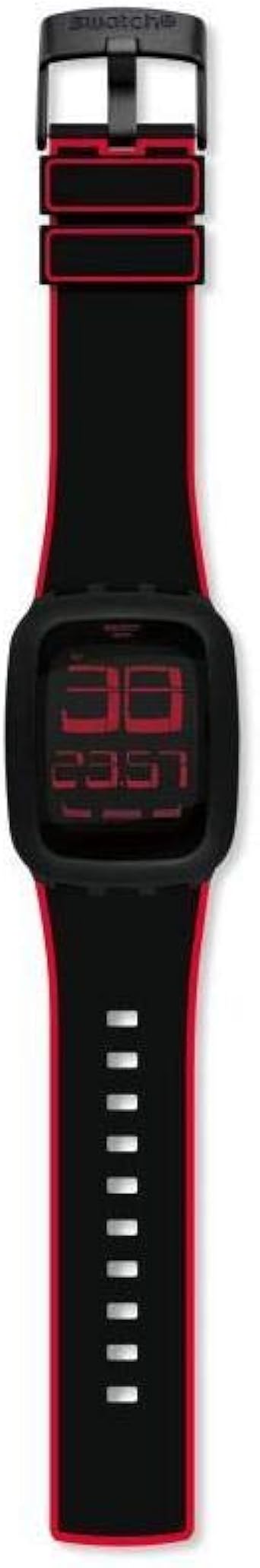 Swatch Reloj Digital para Unisex Adultos de con Correa en Silicona SURB102E