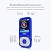MP3 Player with Bluetooth, 16GB Portable Audio Music Player with FM Radio Voice Recorder Headphones, Sports MP3 Player Support Up to 128GB