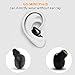 Stoon Car Bluetooth Headset Invisible V4.1 In Ear Earbuds Magnetic USB Chargers Mini Lightweight Wireless Earphones with 6 Hour Playtime Hands-Free Calling Headphones with Mic (One Pcs) (Black)