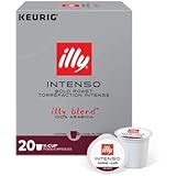 Illy Intense & Robust, Intenso Dark Roast Coffee K-Cups, Made With 100% Arabica Coffee, All-Natural, No Preservatives, Coffee