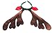 Sept.Filles 6-Pack Christmas Headband Antler Santa Claus Snowman Decoration (D)