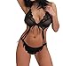 Sleepwear ,BeautyVan Babydoll Women Lingerie Lace Comfortable Fashion Charming G-string Underwear Sleepwear (M, Black)