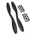 RAYCorp® 8045 8x4.5 Propellers. 16 Pieces(8 CW, 8 CCW) Black 8-inch Quadcopter and DJI F450 Props + Battery Strap