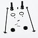 Team Losi 8IGHT-T 4.0 Truggy 1/8: Front/Rear DriveShafts/Dogbones, Axles & Boots