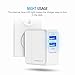 Maxboost (Pack of 2) USB Wall Charger 24W 4.8A for Apple iPhone Xs Max XR X iPhone 8 7 6s 6 Plus, SE, iPad Pro/Mini/Air, Galaxy s9 s8 s7,Note 9,HTC,LG,Nintendo Switch[mSmart Technology Foldable Plug]