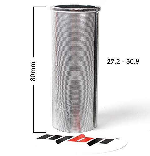 MBP Alloy Bicycle Seatpost Shim 80mm Length 30.9-31.6/27.2-30.9 (27.2-30.9)