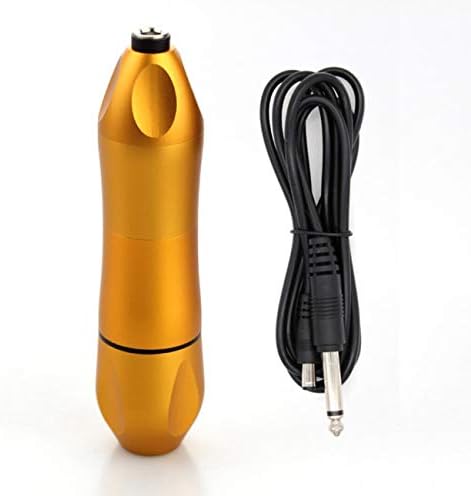 Nlne Second Generation Hollow cup Motor Tattoo One Machine Ultra-Quiet Slider Tattoo Beauty Tools Plating body Aluminum alloy 12000r/m,Gold