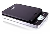 SAGA 66 LB BLACK DIGITAL POSTAL SHIPPING SCALE by SAGA X 0.1 OZ WEIGHT USPS POSTAGE W/AC USB Pro Model