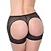 Ekouaer Womens Butt Lifter Enhancer Girdle Boyshort Panties With Open Hip, Black, 2XL for Waist 32