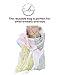 Vitorun Muslin Swaddle Blanket - 100% Organic Cotton - Creative Babies Leafpod Designer Print - 47 x 47 inch Baby Girl or Baby Boy Swaddle Blanket or Nursing Cover w/Reusable Muslin Bag Gift Set
