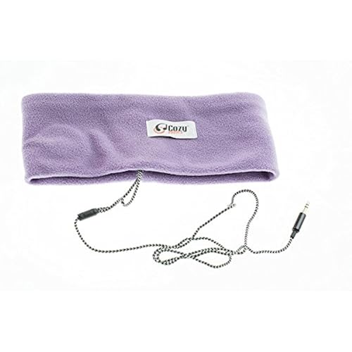 CozyPhones Sleep Headphones with Travel Bag - Ultra Thin Earphone Speakers - Most Comfortable Headphones for Sleeping - Perfect for Air Travel, Relaxation, Meditation & Insomnia - VIOLET Cell Phones & Accessories, Accessories