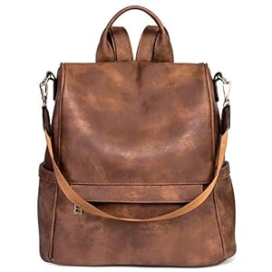 CLUCI Women Backpack Purse Fashion Leather Large Designer Travel Ladies College Shoulder Bags