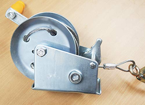 KCHEX 1200LB H.D. Hand Winch Gear Steel Cable ATV Towing Trailer Boat - Image 6