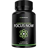 Caffeine 100mg, L-Theanine 200mg - 90 Count | Taken for Better Focus, Energy, Mood &amp; Wakefulness | Nootropic Stack | V-Capsules