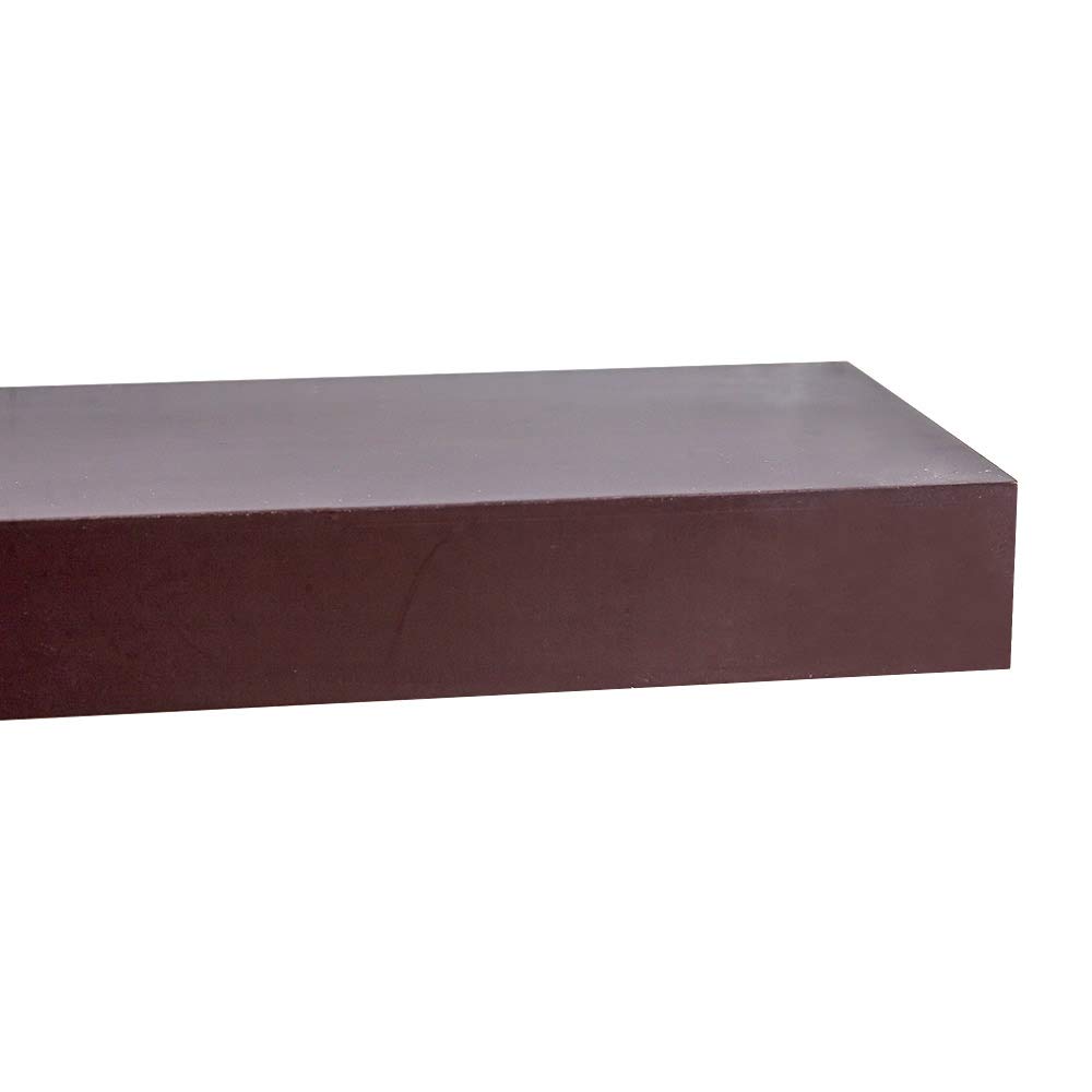 INART Brown Floating Shelves Storage Shelf Set of 3 Wall Mounted