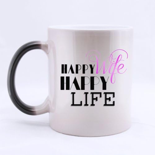 happy wife happy life mug