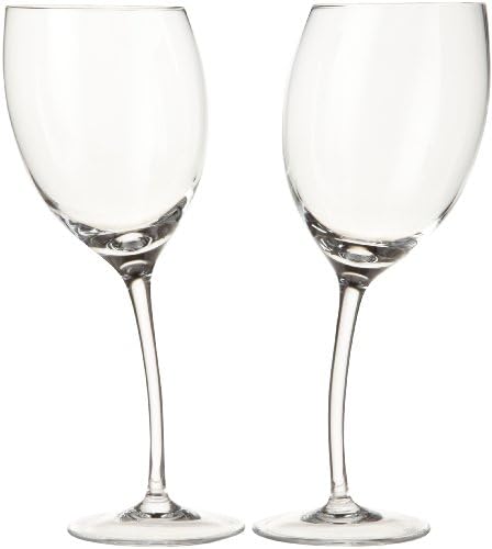 Nambe Rogaska Tilt 8-1/2-Ounce Goblet, Set of 2