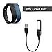 HalSign Charging Cables Compatible for Fitbit Flex,Replacement USB Charger Cable and Wall Charger Compatible for Fitbit Flex (2Pack,30cm)