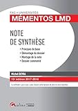 NOTE DE SYNTHÈSE 15EME EDITION (MÉMENTOS LMD) (French Edition) by 