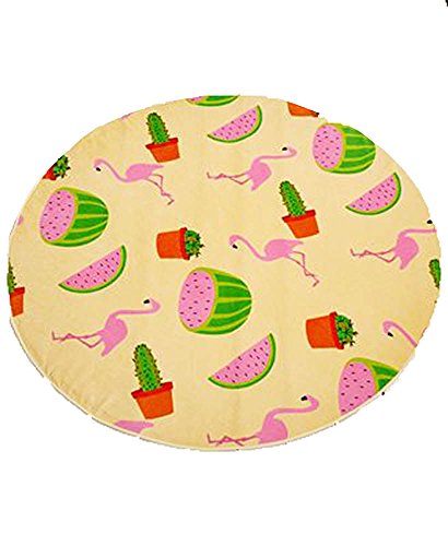 Celebrate Shop Printed Round Cotton Summer Fruit Beach Large Towel 59