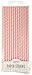 Ginger Ray Polka Dot Paper Party/Wedding Straws Baby, Pink (ES-106)