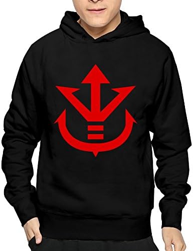 Men Dragon Ball Z Saiyan Royal Family Symbol Hooded Sweatshirt Hoodies