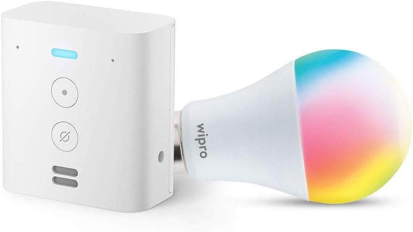 Echo Flex bundle with Wipro 12W LED smart color bulb Echo Flex bundle with Wipro 12W LED smart color bulb