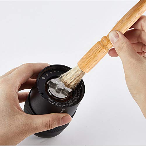 image for Hysagtek 2 Pcs Coffee Grinder Cleaning Brush Wood Dusting Brush Espres
