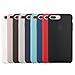 Keklle Soft Apple Silicone Case Cover for Apple iPhone 8plus (5.5inch) Boxed- Retail Packaging (Pink Sand)