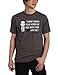 T-Line Men's The Office TV Series - Be Afraid Graphic T-Shirt, Charcoal, Large