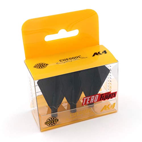 CUESOUL TERO AK4 Black Dart Flights Diamond Shape,Set of 3 pcs(CS-AK4+1ZSYS)