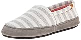 ACORN Women's Moc Summer Weight Slip-On Loafer, White Stripe, Medium/6.5-7.5 M US